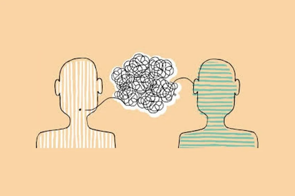 Graphic of two people