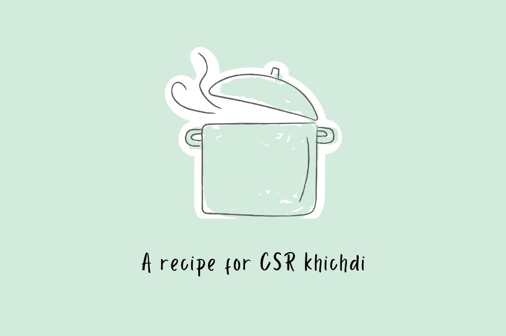 a recipe for csr khichdi