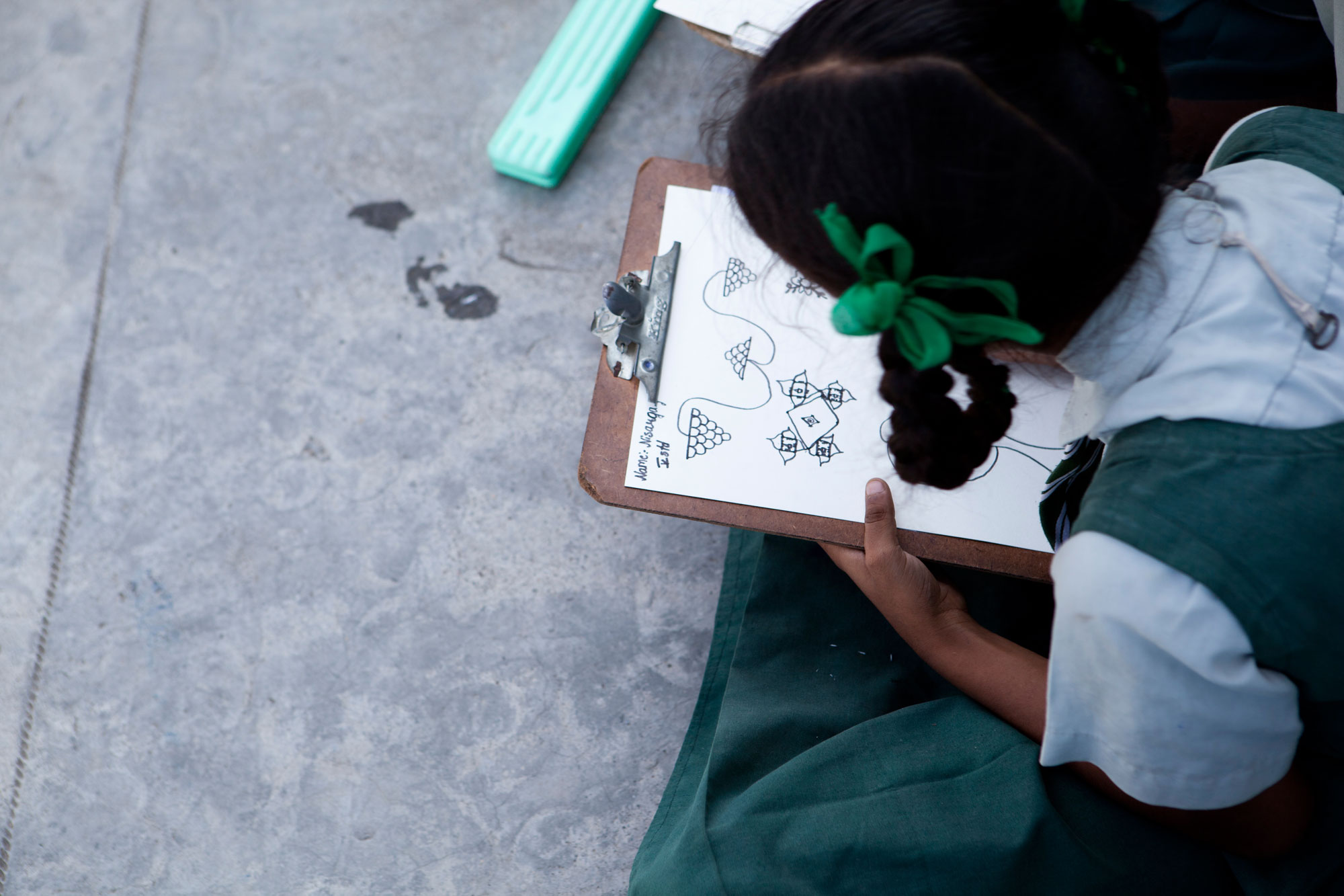 Girl drawing a picture_Charlotte Anderson