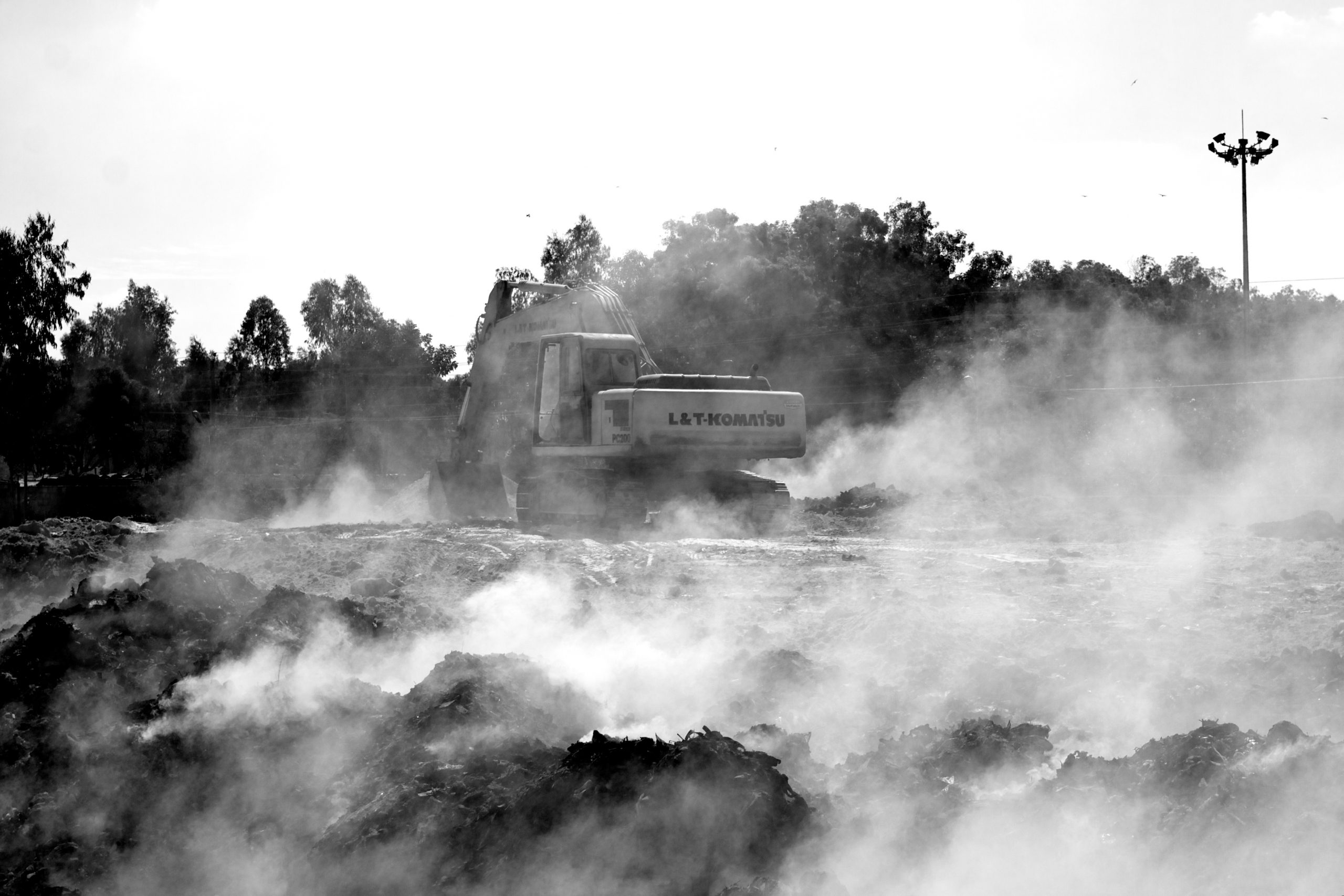 Heavy machinery on indian land_ASwaminathan