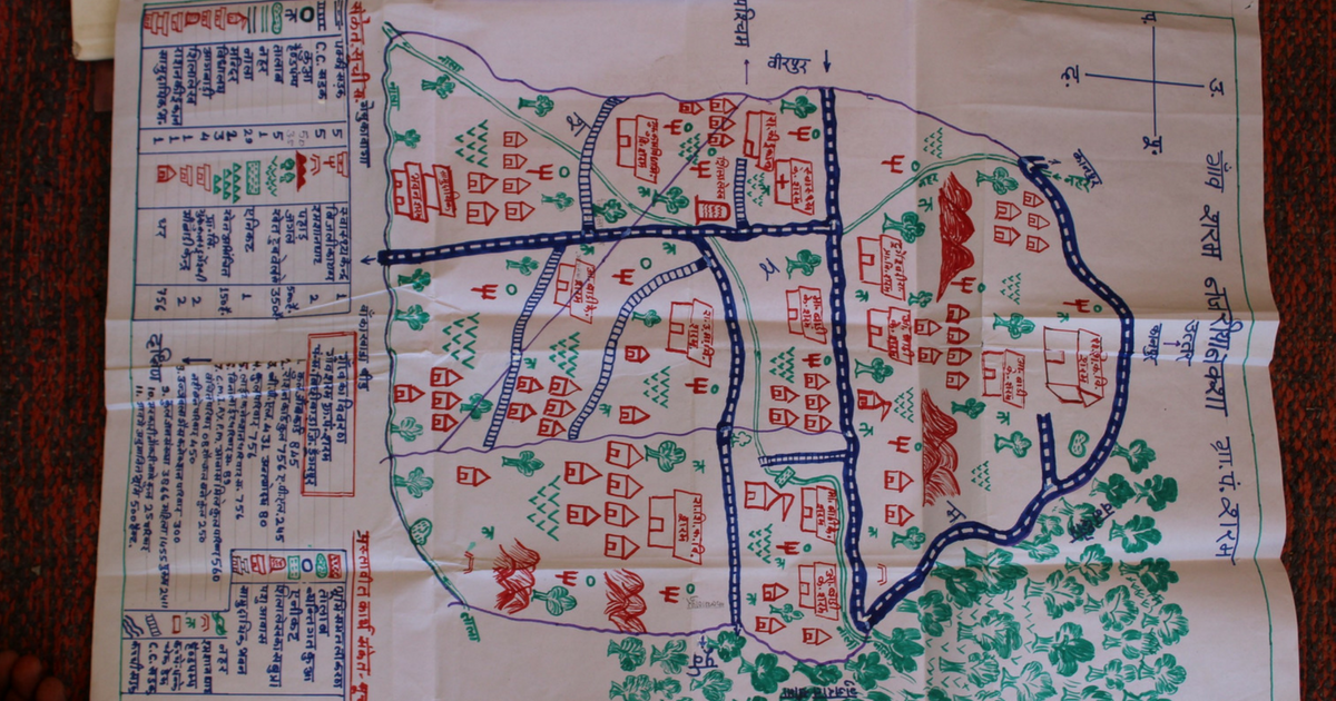 A map of systems of democratic means for local self-government in India