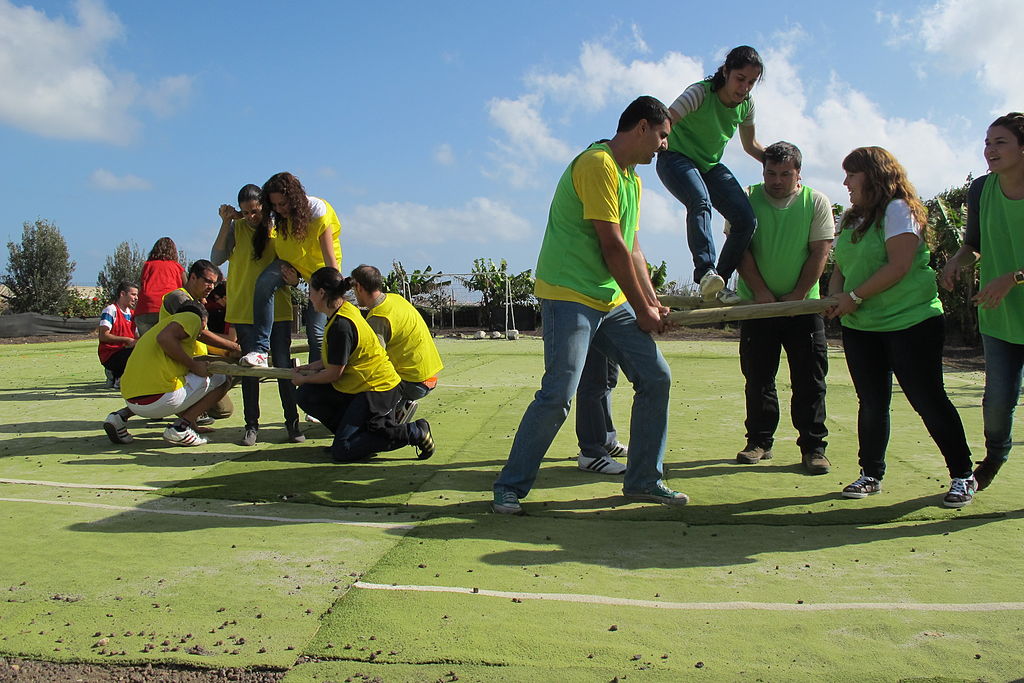 Team building games and exercises