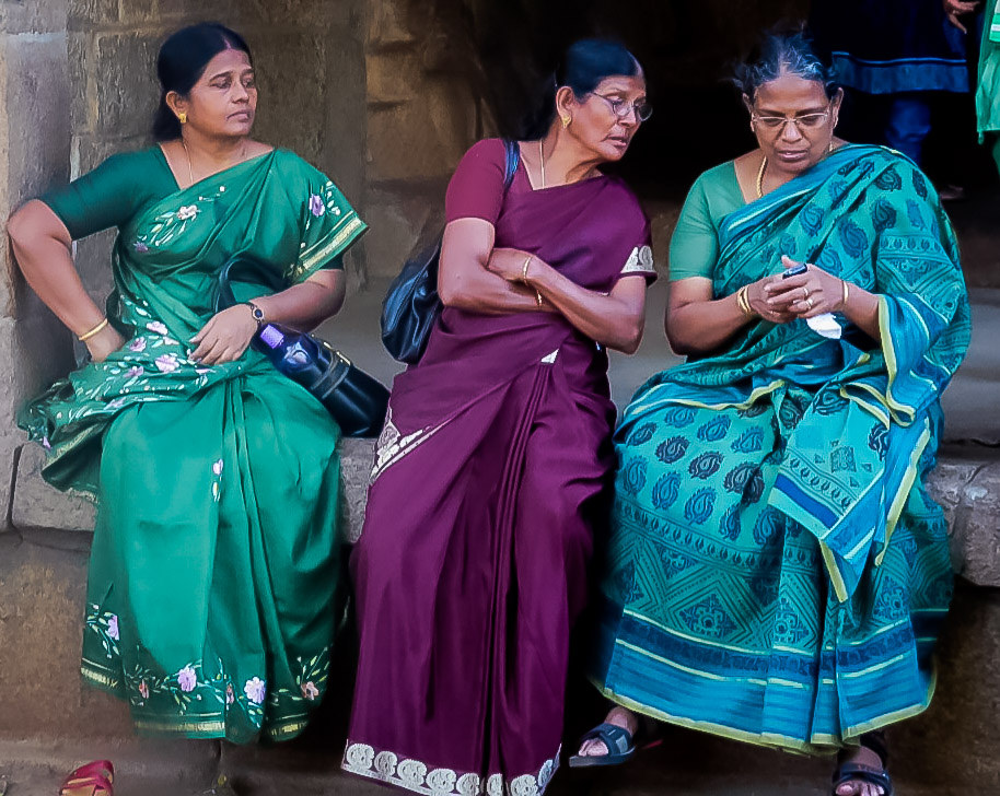 Women conversing among each other