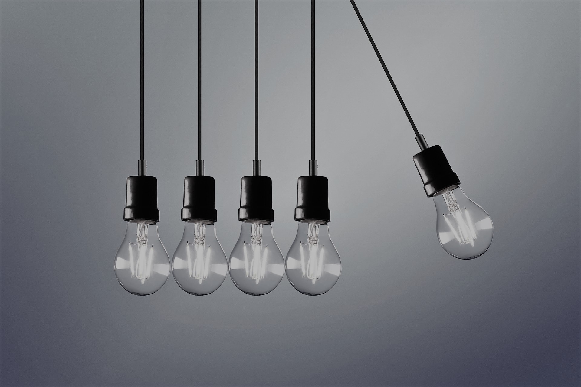 five light bulbs-open data