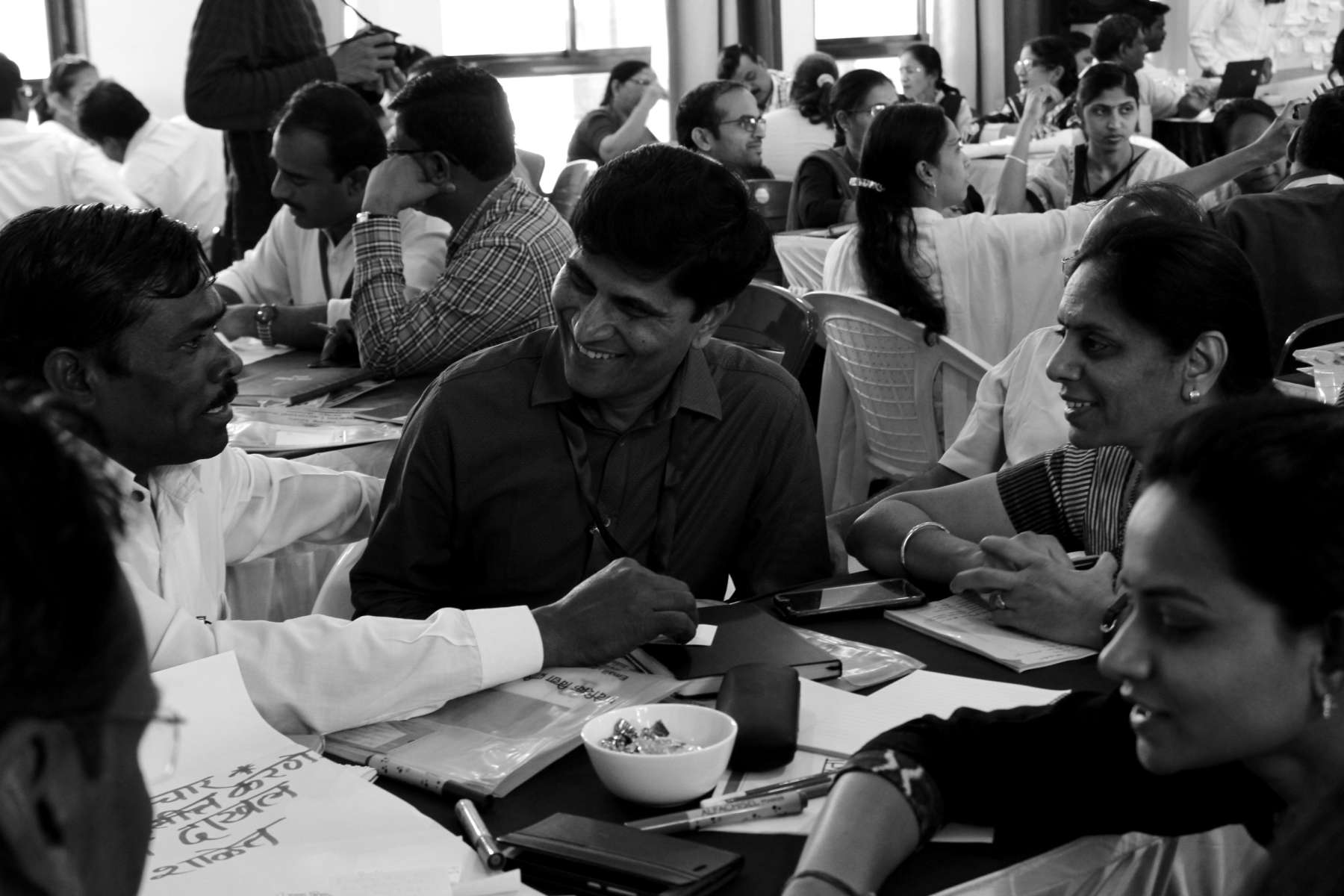 governement officers around a table_public education