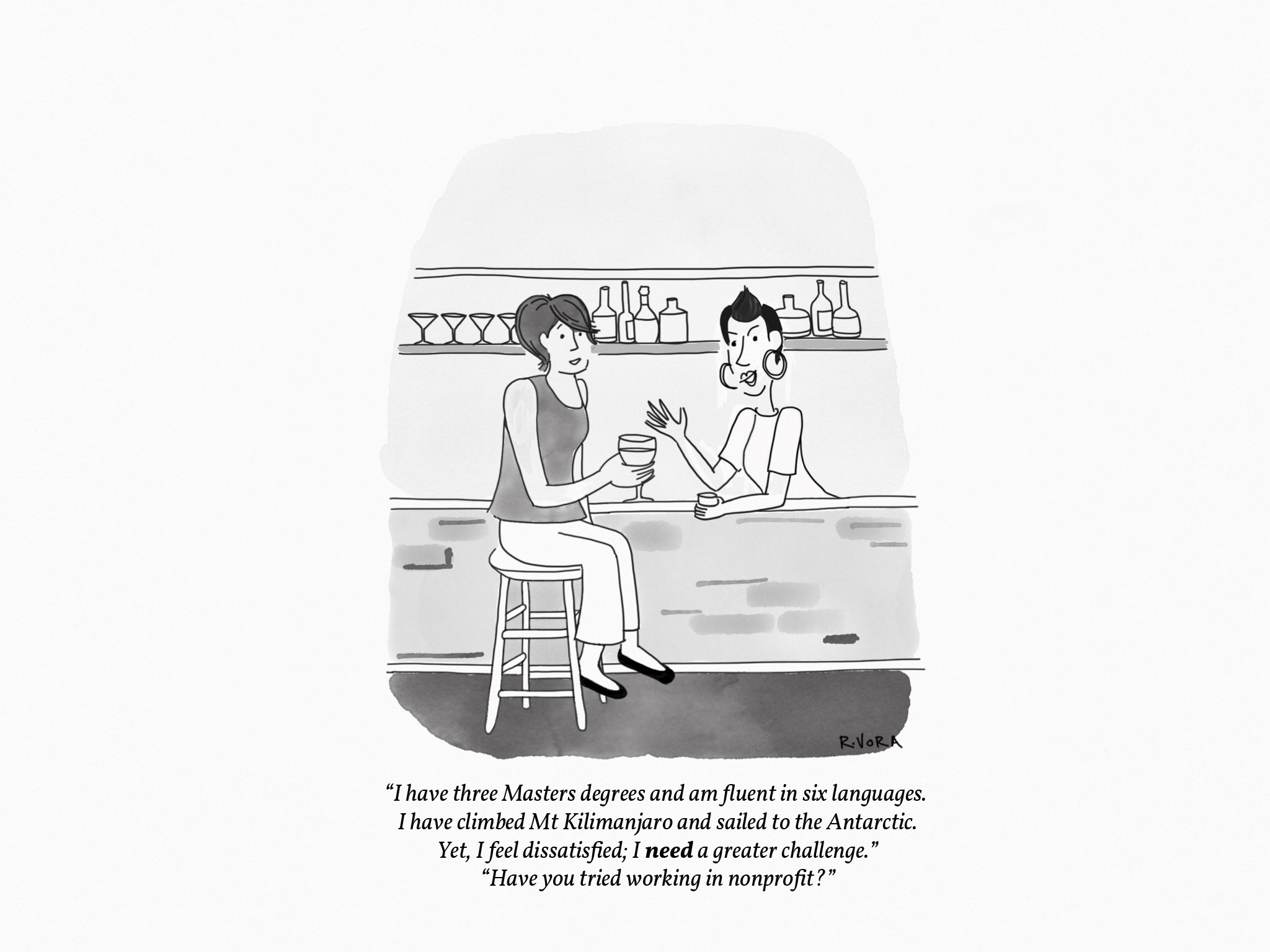 nonprofit cartoon