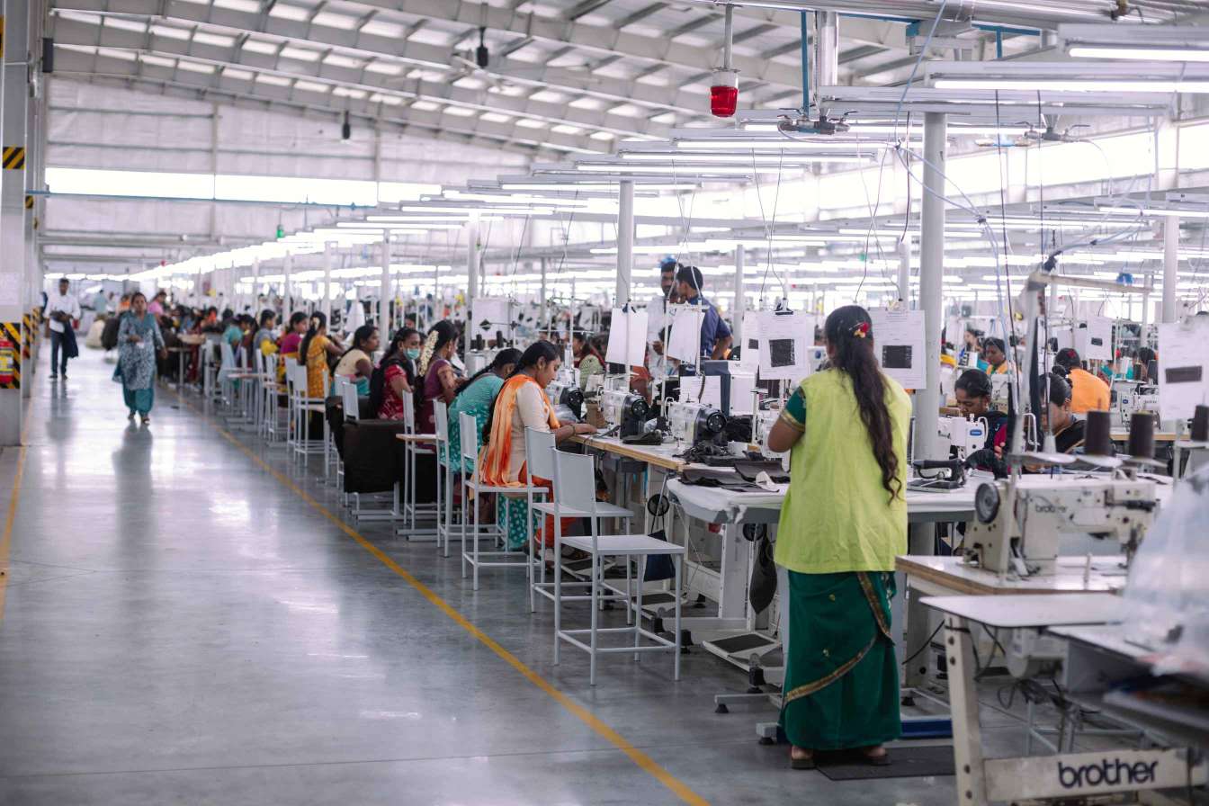 line of women workers in garment factory_PC Nayantara Parikh