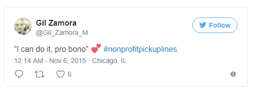 #nonprofitpickuplines