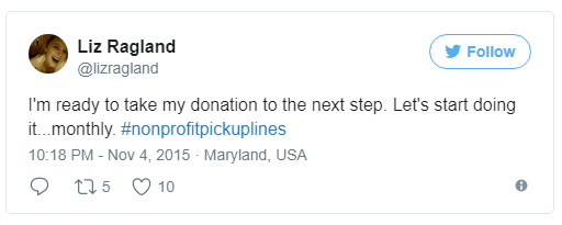 #nonprofitpickuplines