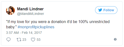 #nonprofitpickuplines