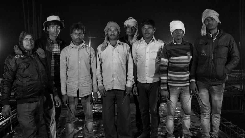 Migrant construction workers from Bareilly and Gorakhpur in Lucknow