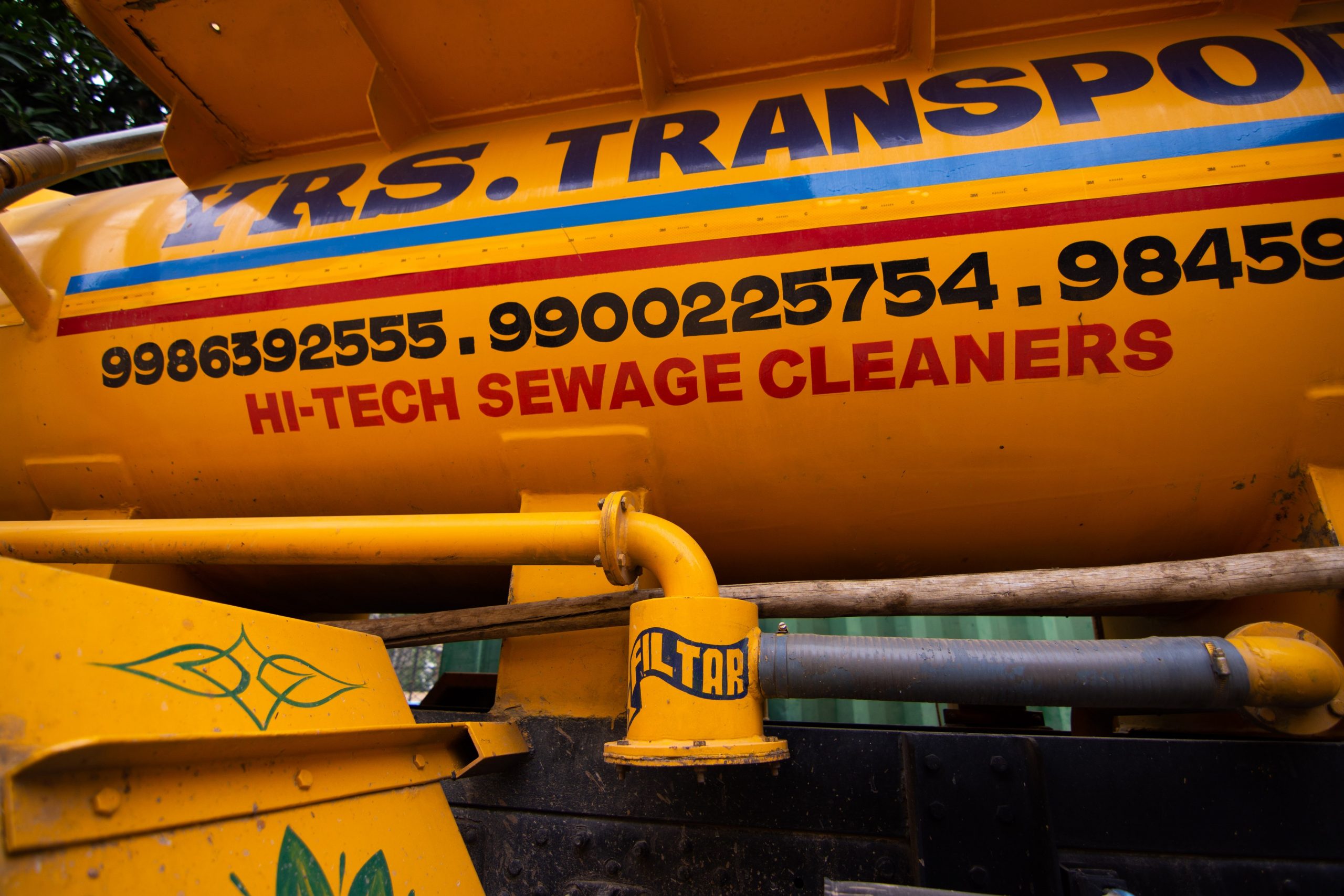 sewage cleaner truck_sanitation workers_epw