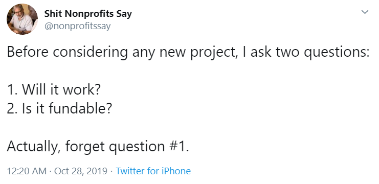 shit nonprofits say _ Twitter