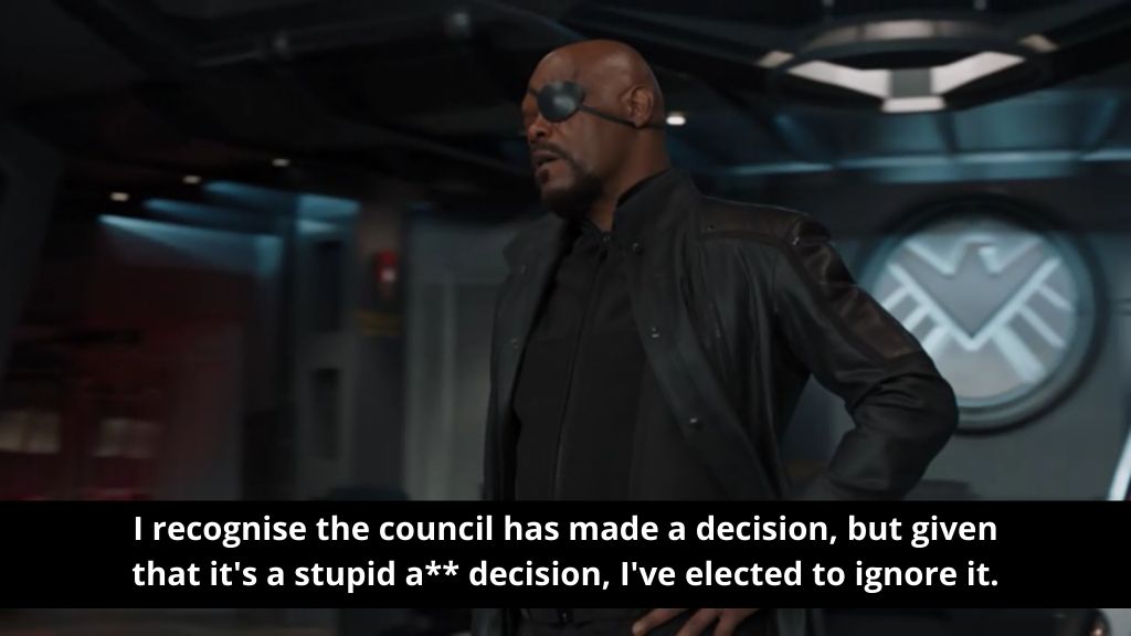 Avenger council has made a decision_nonprofit humour_covid1