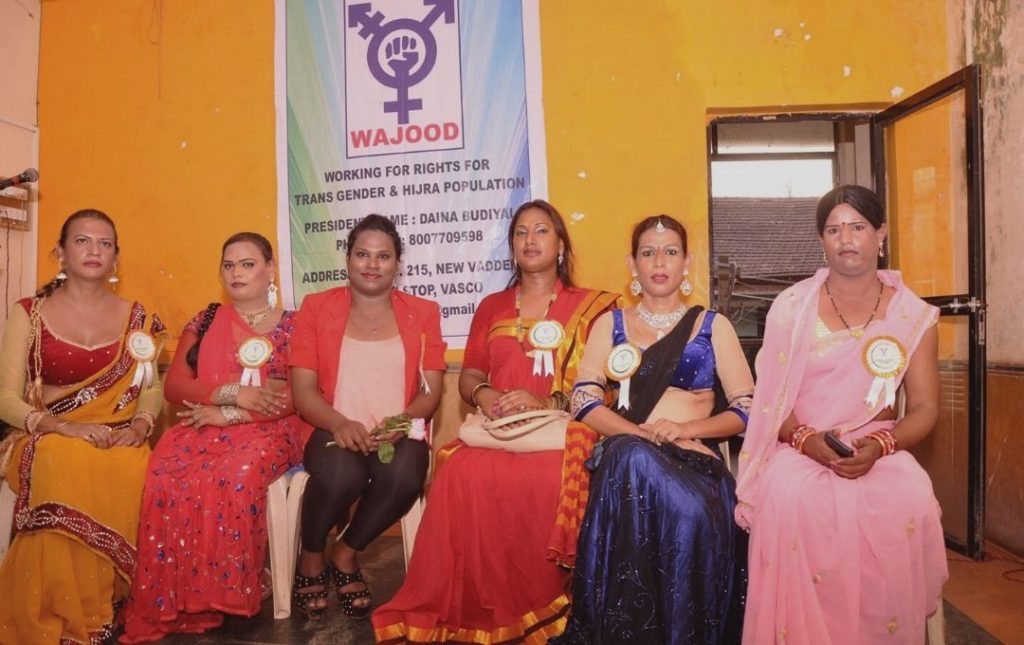 Daina Dias sitting with her assoiates at WAJOOD