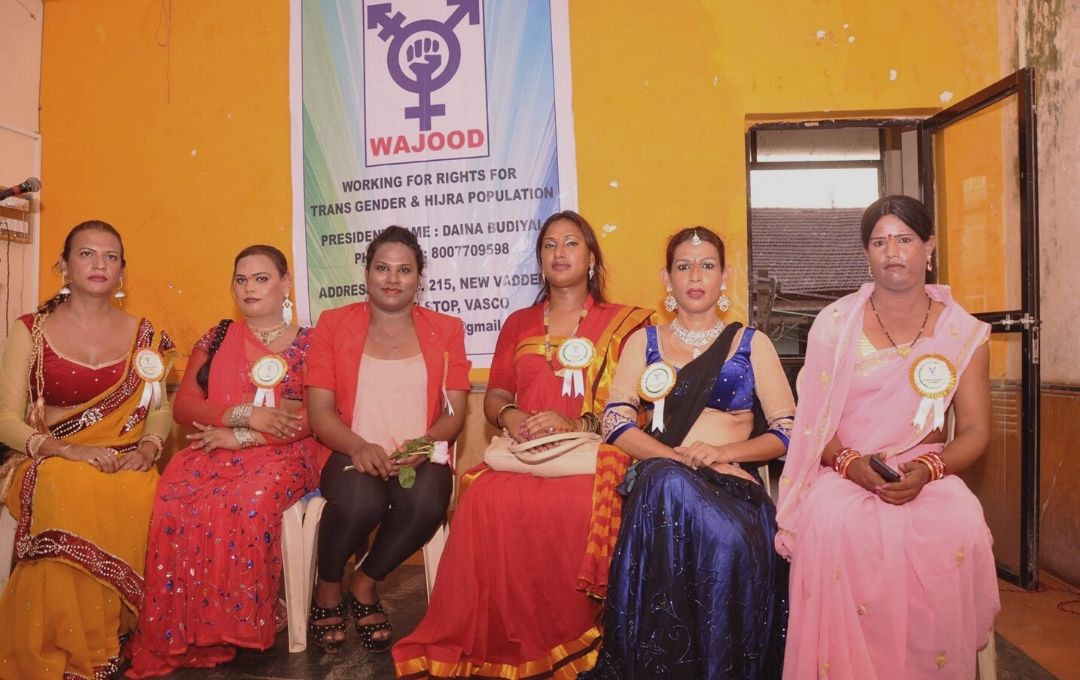 Daina Dias sitting with her assoiates at WAJOOD