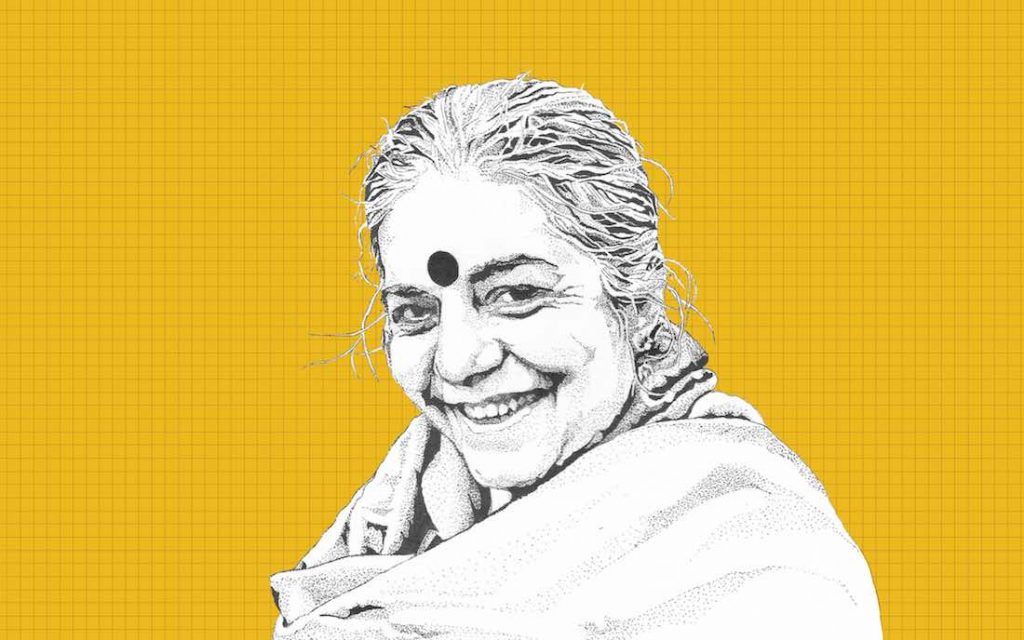 Dr Vandana Shiva-biodiversity and physicist- illustration by Aditya Krishnamurthy