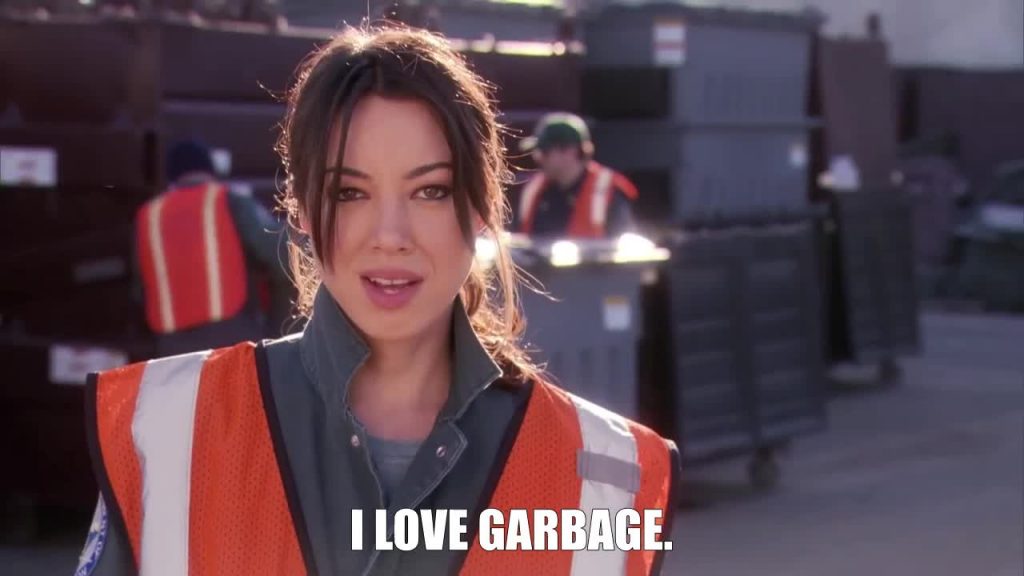 april ludgate i love garbage