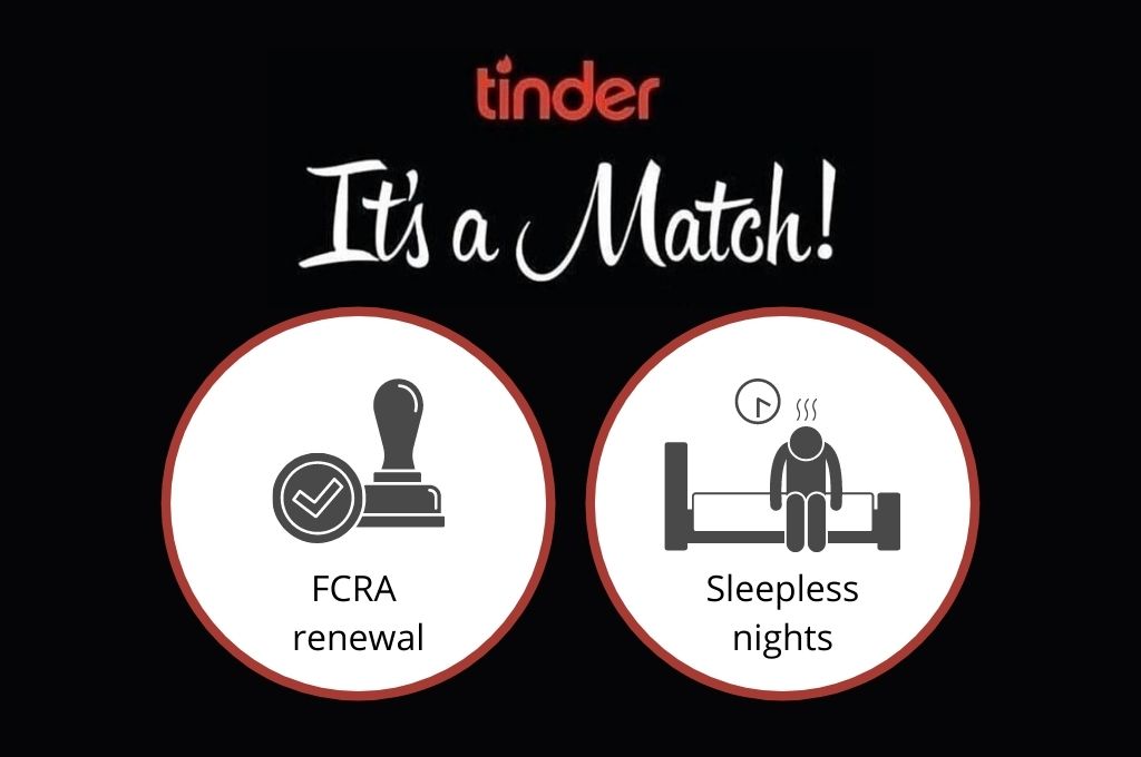 It's a match for FCRA renewal and sleepless nights-Tinder