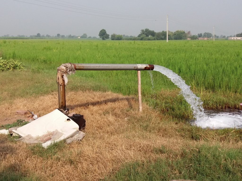 A tube well in village Chakria_