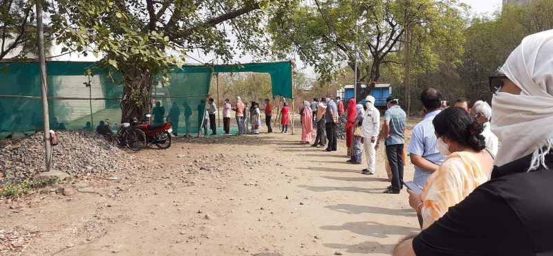 COVID-19 vaccine queue-COVID-19 assam