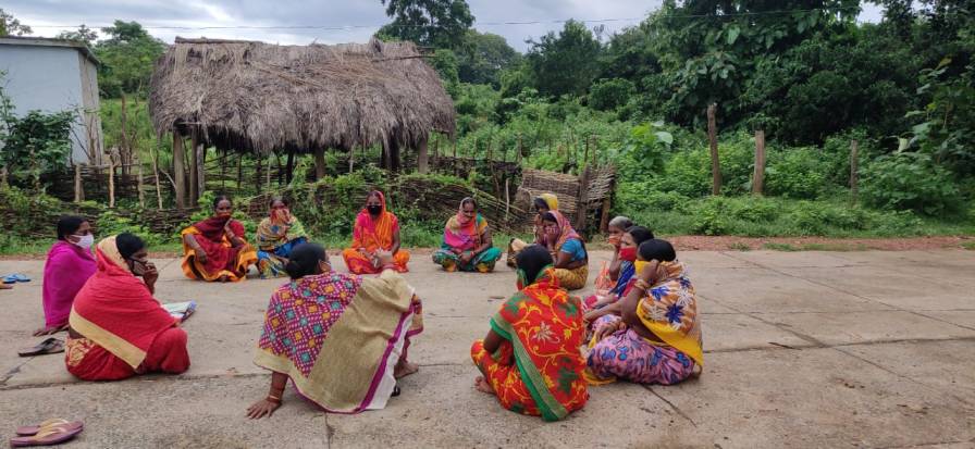 SHG meeting Odisha_mental health-women-Photo courtesy: PCI India