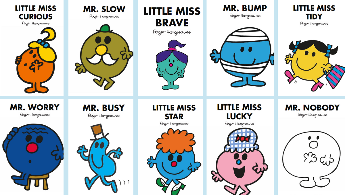 Mr Men and Little Miss Characters_IDR humour