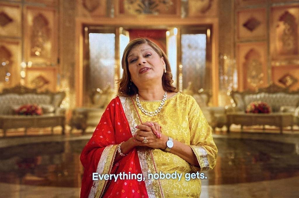 Image of Sima aunty saying "everything, nobody gets"-nonprofit humour