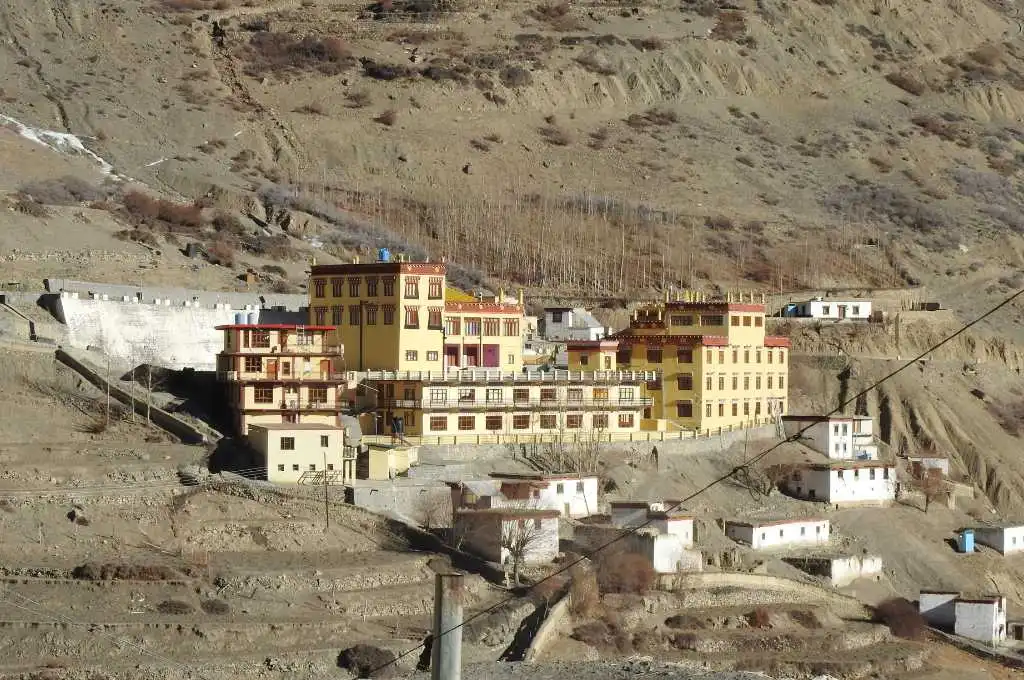 A modern construction made of concrete_spiti architecture