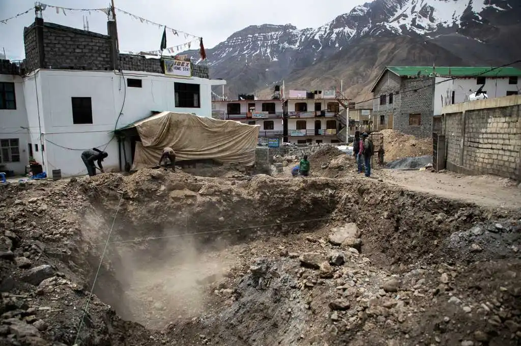 A construction site_spiti architecture