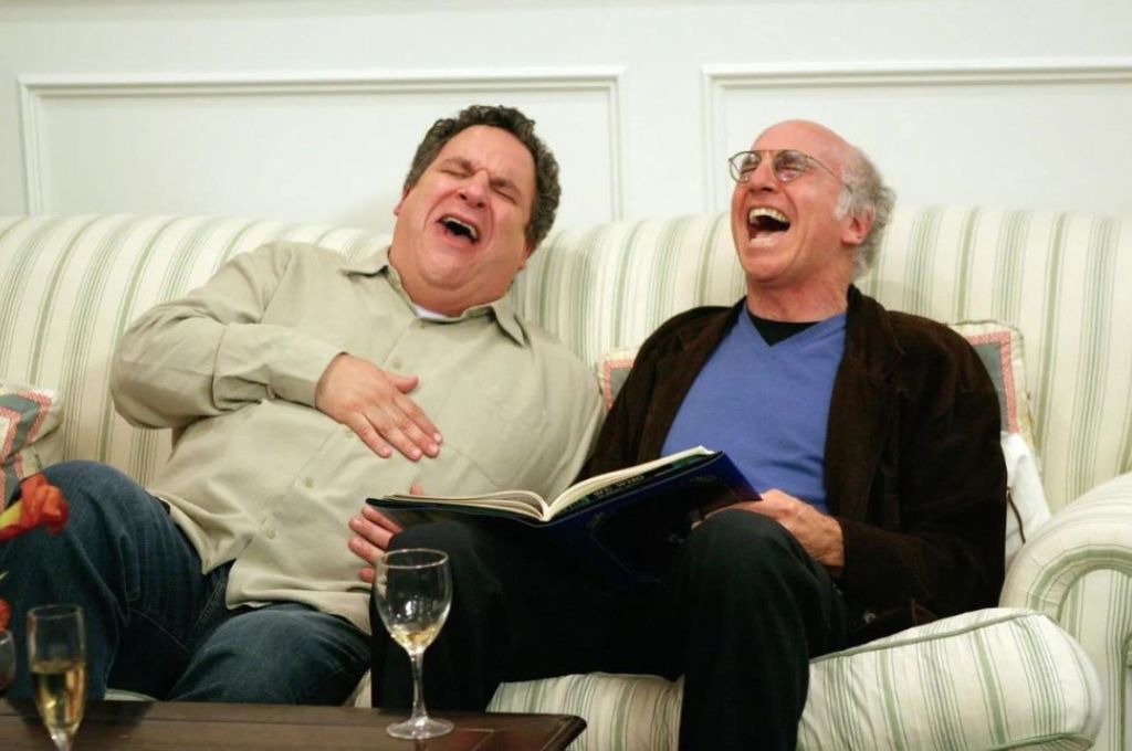 larry david and jeff garlin laughing curb your enthusiasm--nonprofit humour