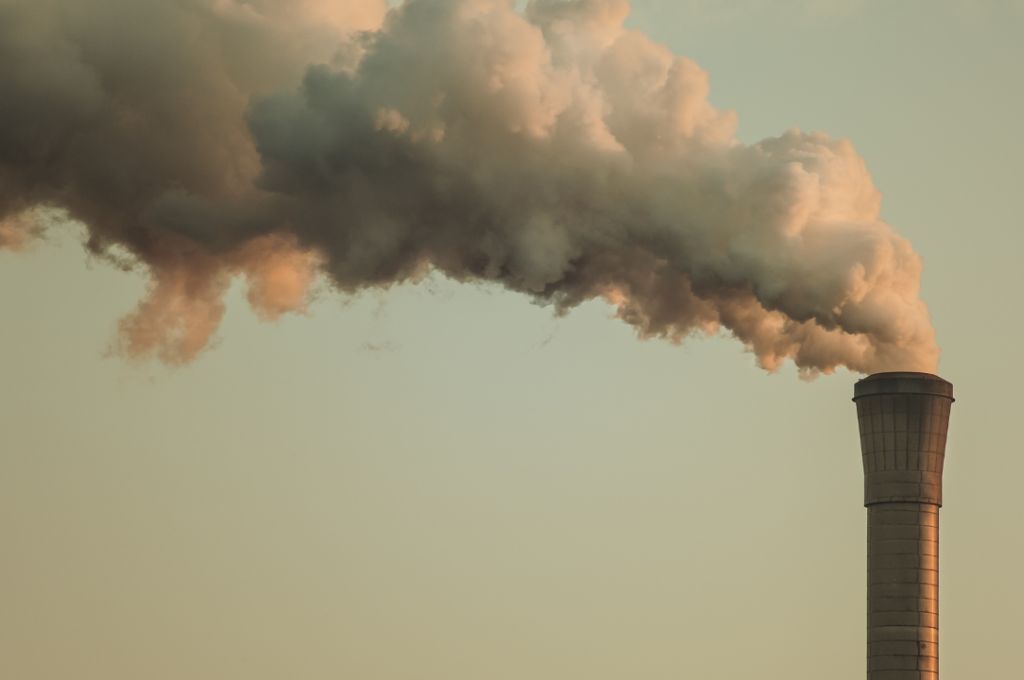 a chimney with smoke_climate change terms