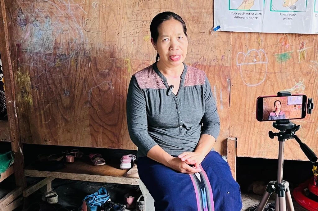 a pastor from Myanmar who is now a refugee in Manipur