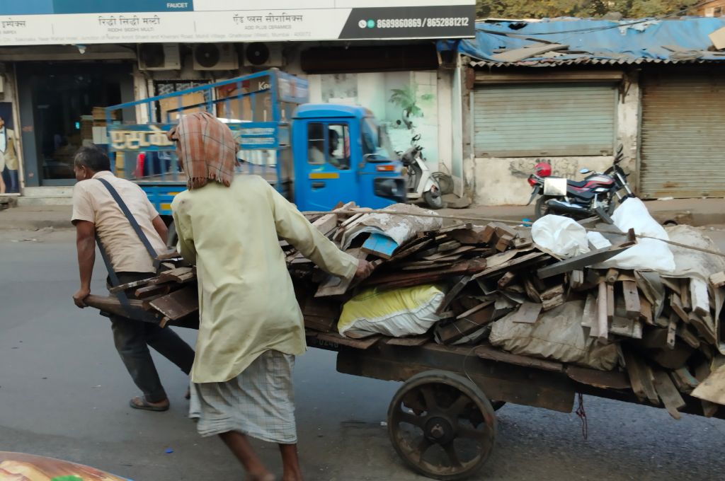 A man pulling a rickshaw_workers rights