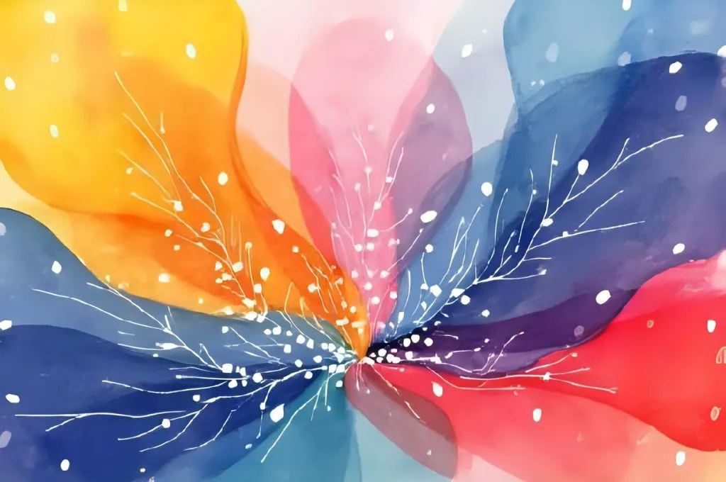 an abstract image of a flower in bloom--scale