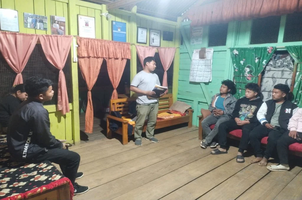 focus group discussion with Manipuri youths at Saichang village--youth migration